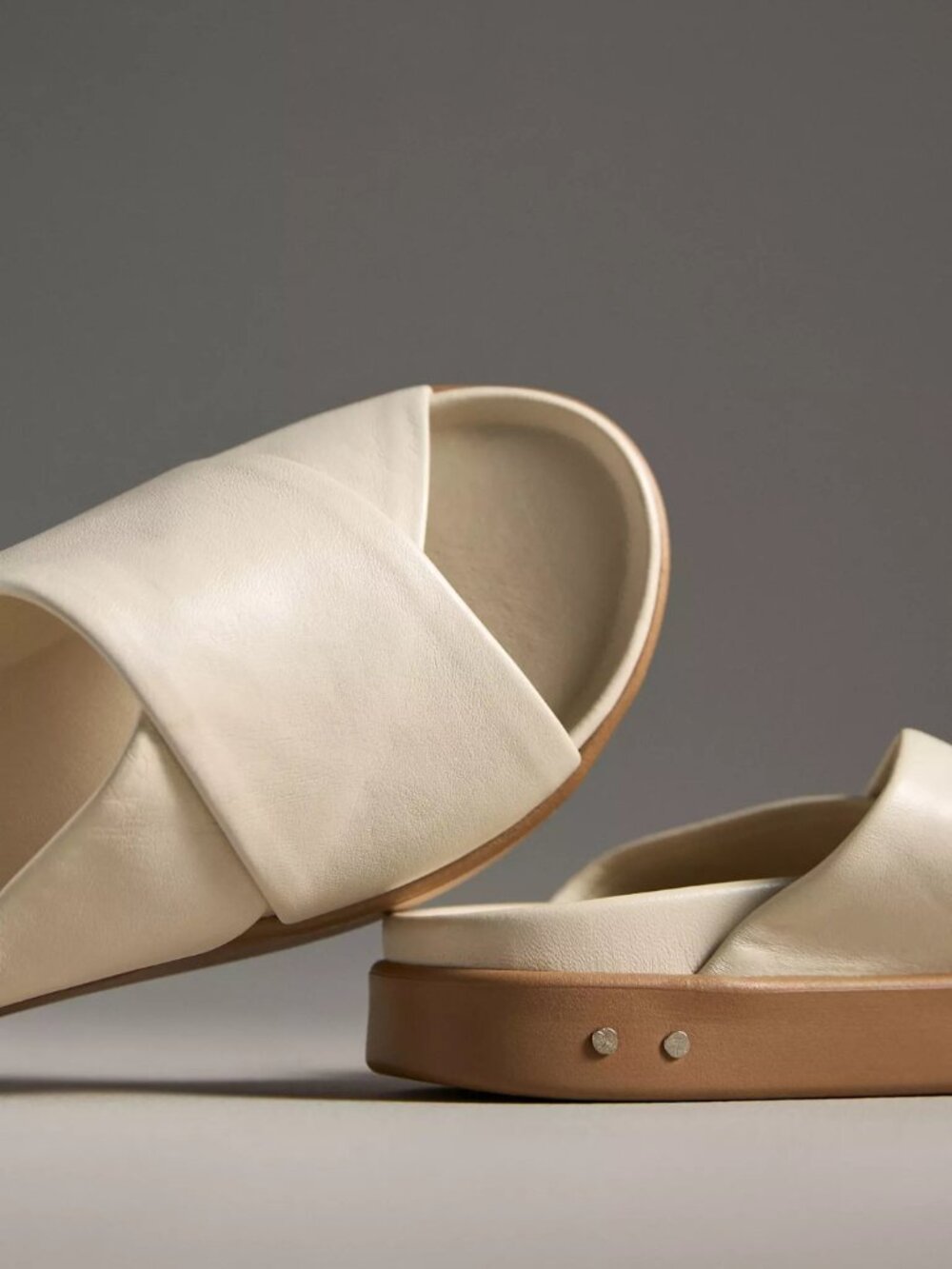 beek Hen Leather Platform Slide Sandals - Picture 3 of 6